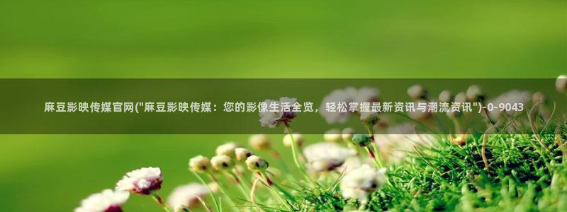 麻豆视频专区页面：麻豆影映传媒官网(\