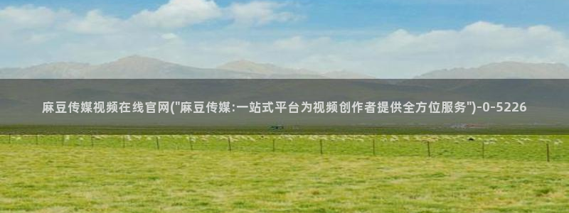 麻豆视频 推荐：麻豆传媒视频在线官网(\