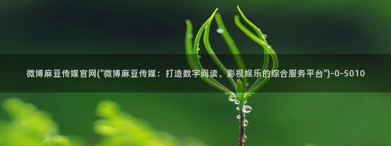 麻豆 资源下载：微博麻豆传媒官网(\